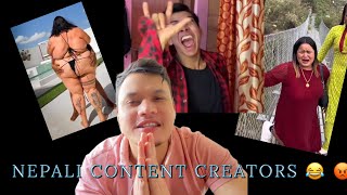 Nepali content Creators - Funny Nepali Tiktok Reaction Video