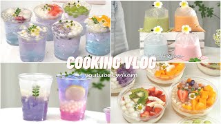 [DualSub] ASMR - 10 Fruit Desserts & Drinks For Summer | Aesthetic Cooking || Lynkam