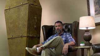 Work/Death Balance with my Super Cool Leather Coffin