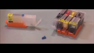 HOW TO REFILL CANON PGI 570, HOW TO REFILL CANON CLI 571,