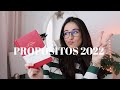 MIS PROPÓSITOS PRODUCTIVOS DE 2022 {24 propósitos}