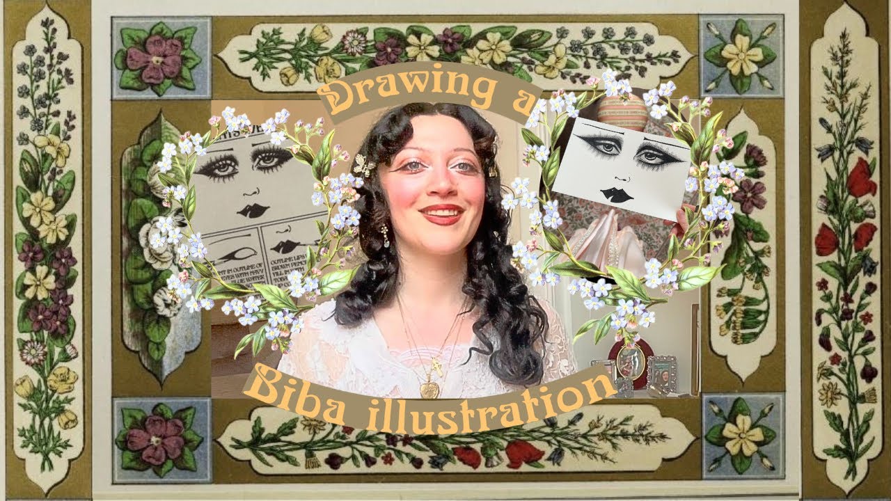 Draw along with me || Biba Illustration 🎨 #biba #70s