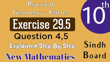 unit 29 ex 29.5 question 4,5 class 10 math | ex 29.5 question 4,5 class 10 maths | class 10 maths
