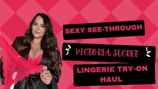 Transparent Victoria Secret Lingerie Try On Haul With Mirror View | Jean Marie Try On