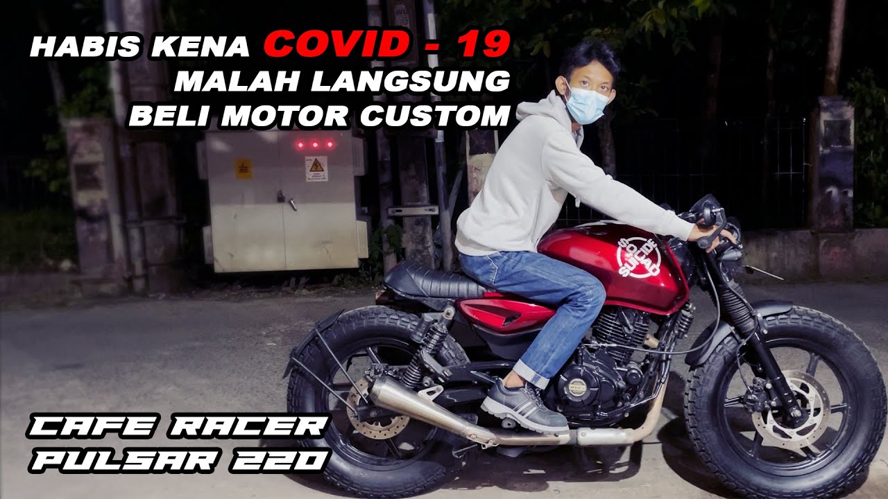 DARI PADA TES PCR, MENDING DUITNYA BUAT BELI MOTOR BAJAJ PULSAR 220 CUSTOM BARU DI CRC DEPOK