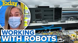 Inside Amazon Australias Enormous Robotic Fulfilment Centre In Sydney Today Show Australia
