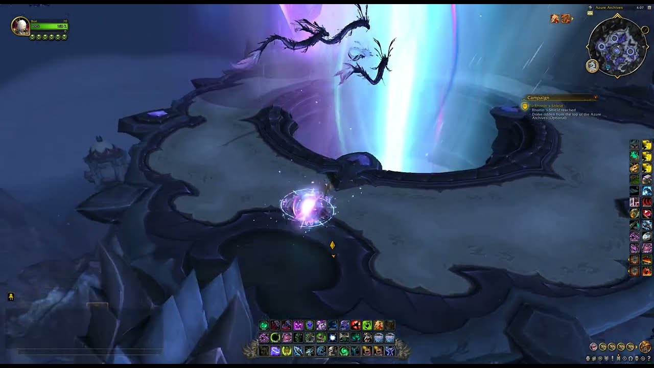 To Rhonin's Shield, WoW Dragonflight Quest