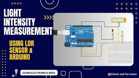 Light Intensity Measurement using LDR sensor and Arduino on TinkerCAD || Arduino-TinkerCAD Projects