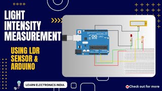 Light Intensity Measurement using LDR sensor and Arduino on TinkerCAD || Arduino-TinkerCAD Projects