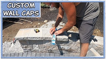 How To Cap a Curved (Split Faced) Block Sitting Wall
