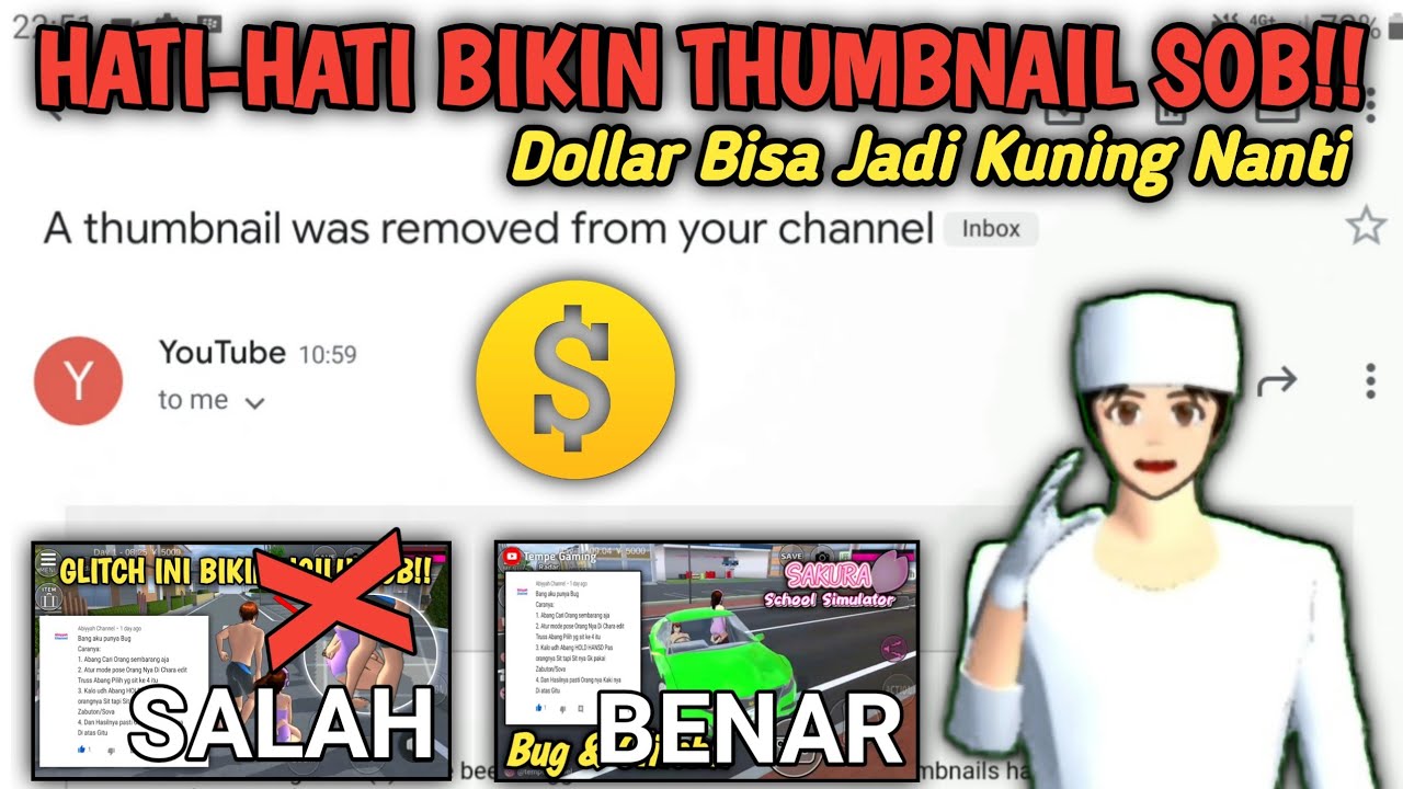 KENAPA THUMBNAIL YOUTUBE TIBA-TIBA HILANG?! - YouTube