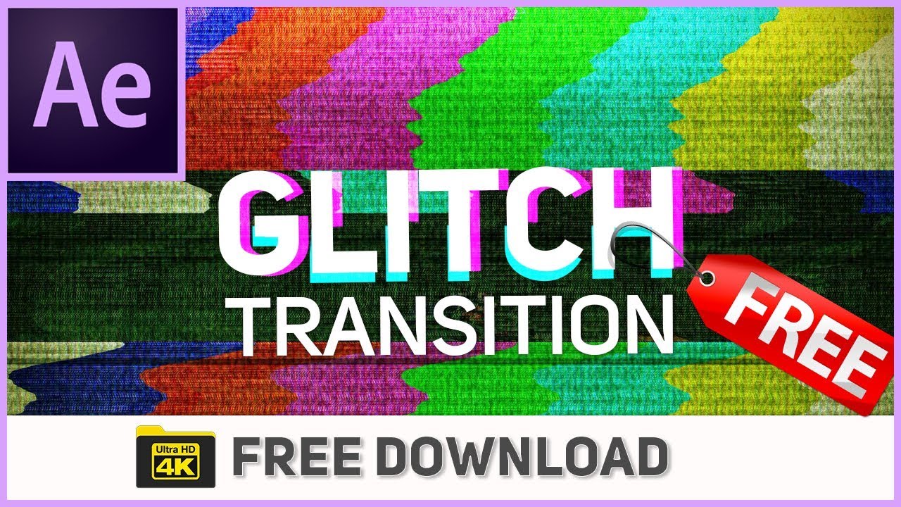 Glitch 3 Transitions for Live Streaming and Video Editing