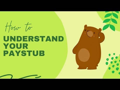How To Understand Your Paystub?