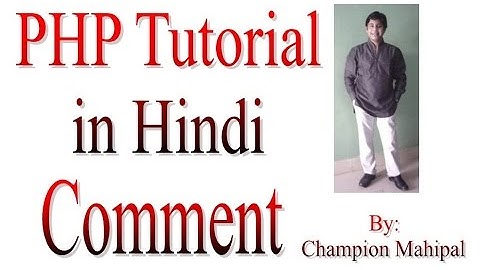 Learn PHP Tutorial in Hindi 4 Comments