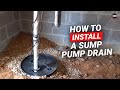 How To Install A Sump Pump Discharge Line | Sump Pump Drain Installation | Crawl Space Basement