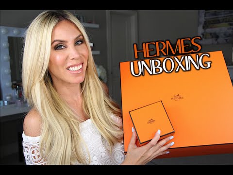 HERMES SHOPPING!Unboxing the Garden Party and Collier de Chien