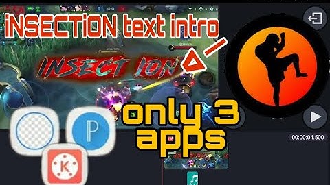How to make iNSECTiONS Text Intro|MLBB|Pᴇʀᴊᴀꜱ TV ✓