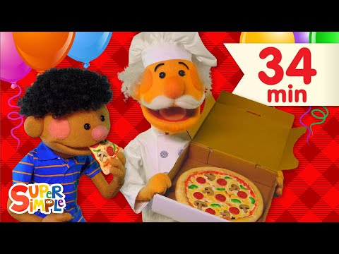 Pizza Party + More | Super Simple Songs