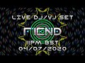 F1end  live trance set with live visuals