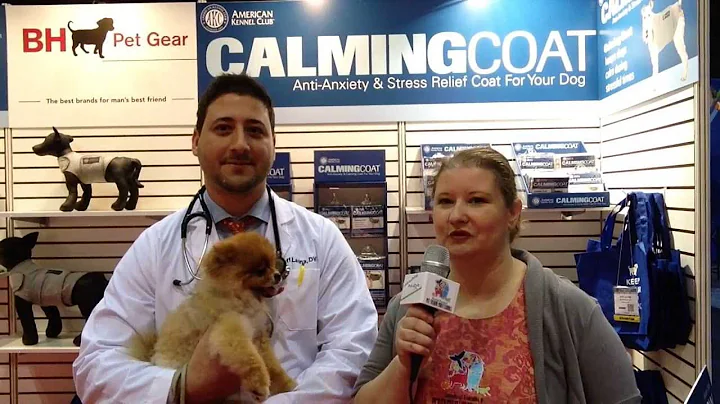 Jeff Lavine VetCierge with Tito The Pom at Global ...
