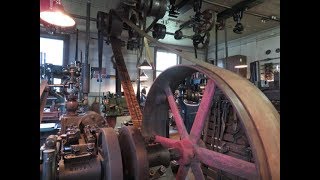 OLD STEAM POWERED MACHINE SHOP 41  Engine Flywheel