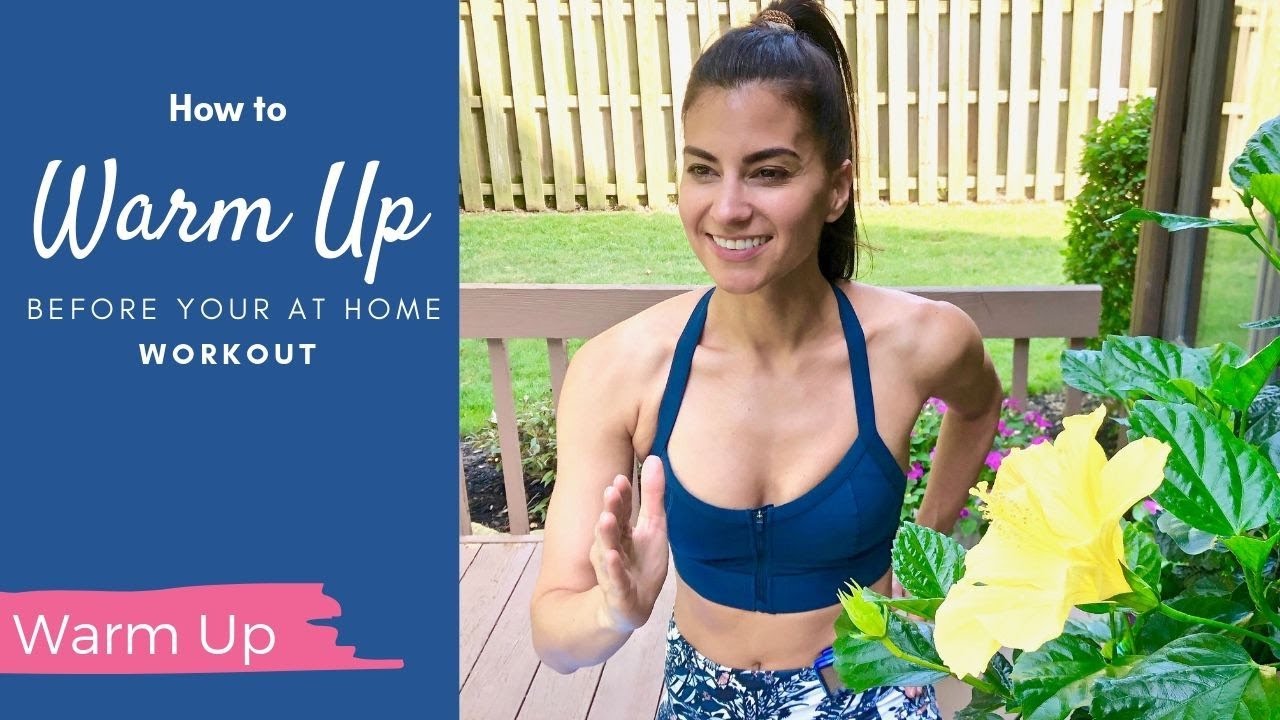How to Warm Up for At Home Workouts | 4 Minutes - YouTube