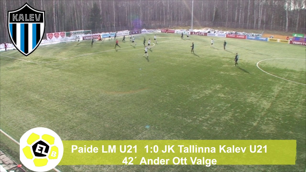 Esiliiga B I Voor Paide Lm U21 1 1 Jk Tallinna Kalev U21 Youtube