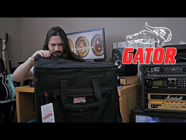 GATOR STUDIO 2GO オーディオラック Gator Case Studio 2 Go + Fractal Axe Fx II = Awesome - YouTube
