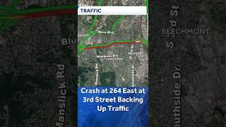 Traffic Alert: #crash at 264 E  and 3rd St. causing delays to Dixie Hwy