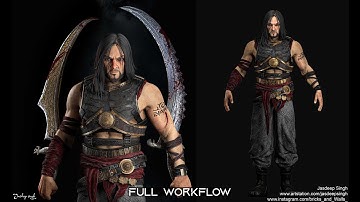 Jasdeep Singh - 3D Character Model DemoReel / PRINCE OF PERSIA / 2021.