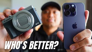 iPhone 14 Pro vs Canon G7x Mark iii! Who's better?