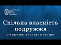 Спільна власність подружжя та її поділ