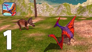Flying Pterodactyl Simulator : Dinosaurs Surviva‪l‬ Gameplay screenshot 5