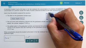 ALEKS - Adding or Subtracting and Multiplying or Dividing Measurements