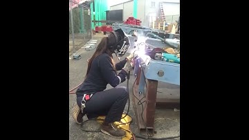 Women welder