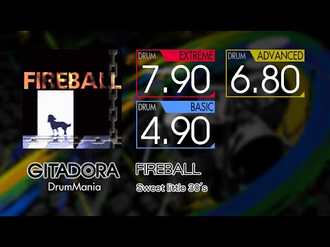 【GITADORA】 FIREBALL (EXTREME ~ BASIC) Drum