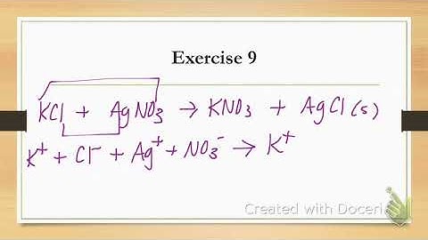 AP Solution Stoichiometry part 2