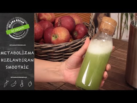 Metabolizma Hızlandıran Çaylı Smoothie | Dilara Koçak | Afiyetle Diyet