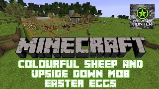 Colorful Sheep and Upside Down Mob Easter Eggs - Minecraft