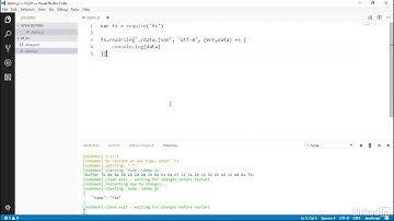 10  Node Tutorial :- Read from files