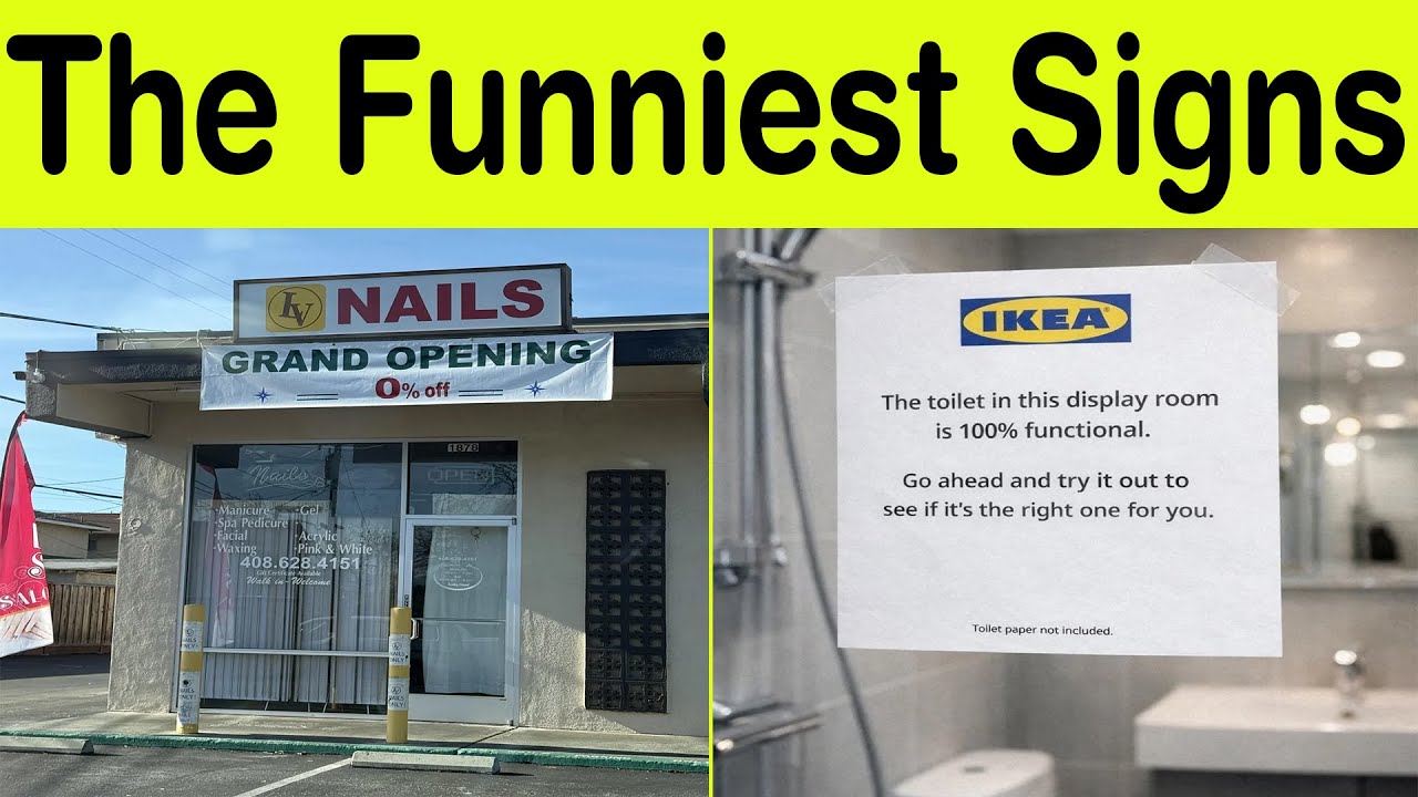 The Funniest Sign Ever Spotted in Public – You’ll Laugh Harder Than You Should! || Happy Panda