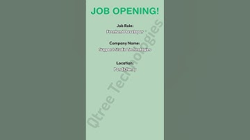 e Hiring Frontend Developers! | Join Our Team in Pondicherry | React.js, Next.js, Tailwind CSS Jobs