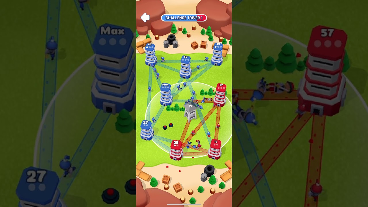 Tower War CHALLENGE TOWER Level 1