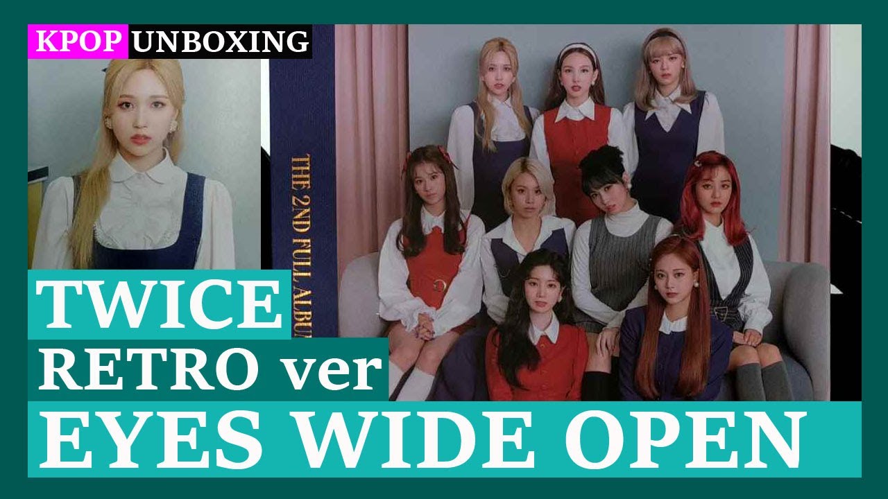 Unboxing TWICE [Eyes wide open] (Retro ver) 트와이스 2nd Full