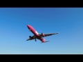WOW Airlines A330-300 lands at BWI