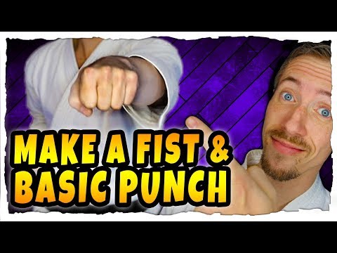 How To Do Karate: Machen Sie eine Faust / Karate punch [Choku Zuki]