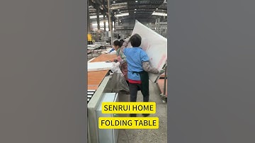 HDPE folding tables manufacturer factory #foldingtable #factory #tablemesa