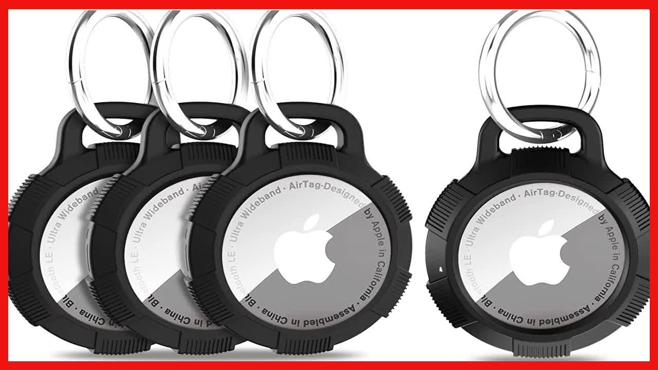 Secure and Stylish AirTag Cases with Twist-and-Lock Protection