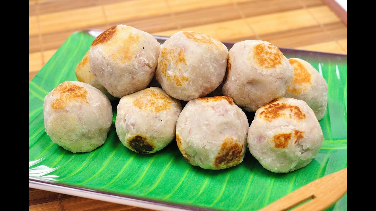 Grilled Sweet Taro (Thai Dessert) – Peuak Tip เผือกทิพย์