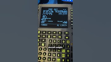 Airplane Flight Management Computer Explained (Boeing 737)